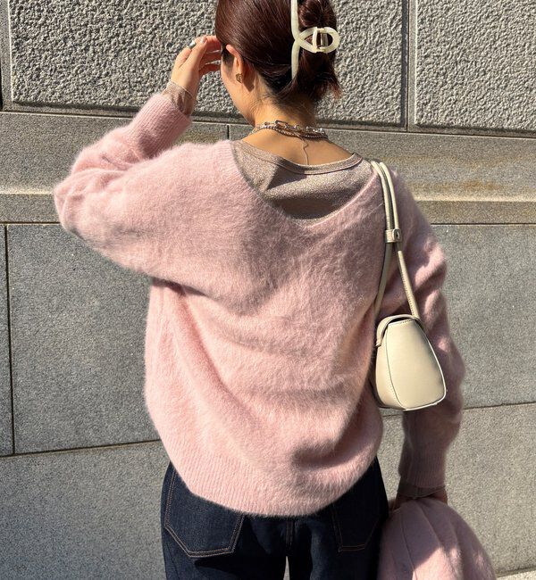  「ファーカシミヤプルオーバー」|ニット・セーター|