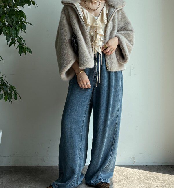  「フェイクファーリバーシブルコート」|その他|