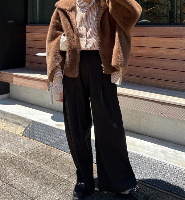  「フェイクファーリバーシブルコート」|その他|