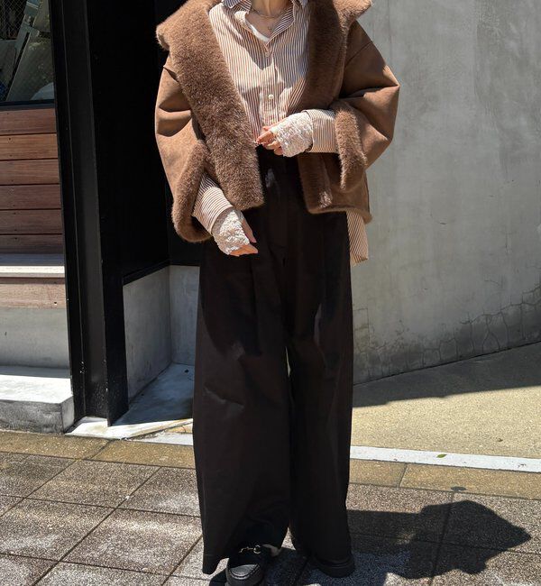  「フェイクファーリバーシブルコート」|その他|