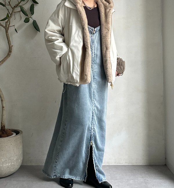  「ファー取り外し2WAYコート」|その他|