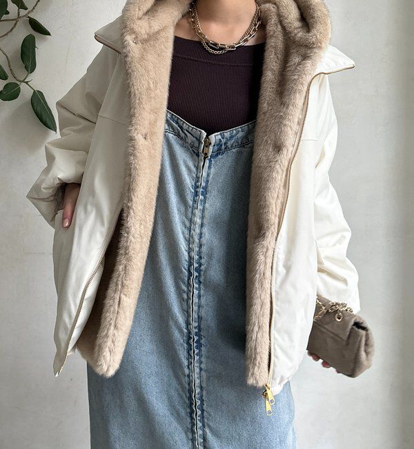  「ファー取り外し2WAYコート」|その他|