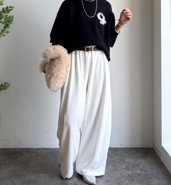  「【新色追加/WEB限定】フェザーロゴニット」|ニット・セーター|