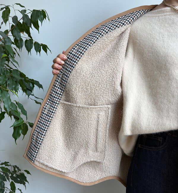  「【インフルエンサー SAKURA企画】チェックハーフコート」|その他|