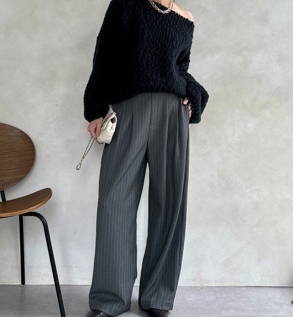  「裏起毛ボンディングパンツ」|チノ|