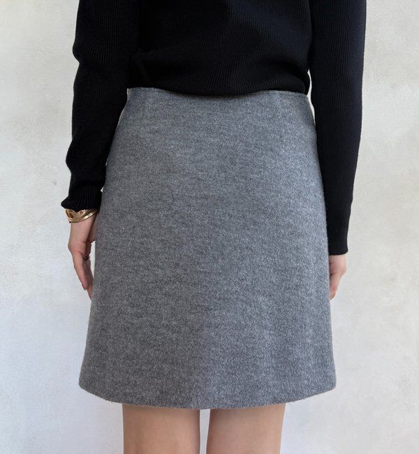  「ブークレーウールミニスカート」|スカート|