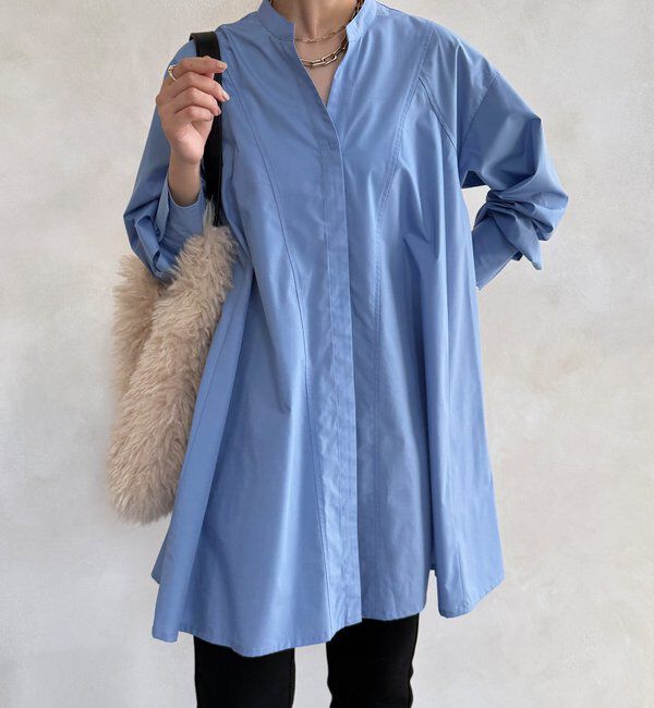  「チュニックフレアブラウス」|シャツ・ブラウス|