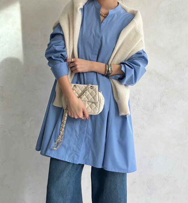  「チュニックフレアブラウス」|シャツ・ブラウス|