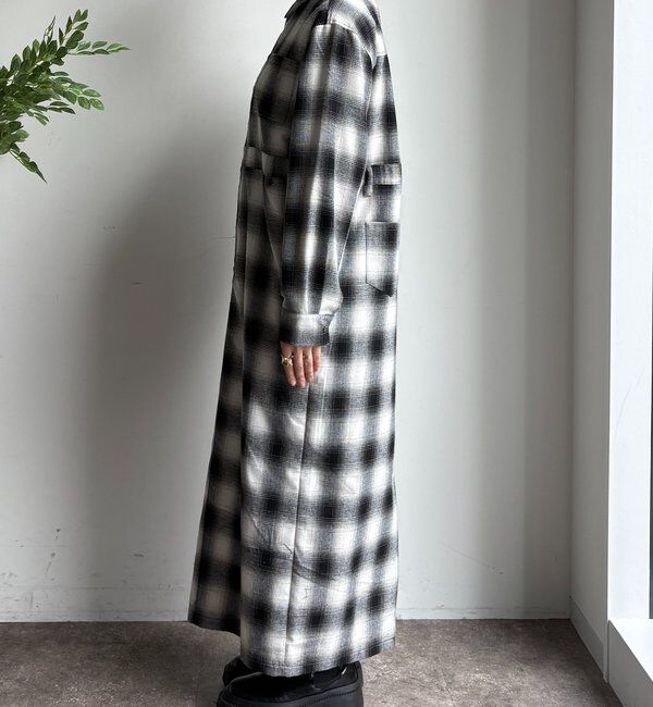  「オンブレチェックワンピース」|ワンピース|
