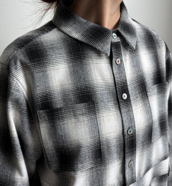  「オンブレチェックワンピース」|ワンピース|