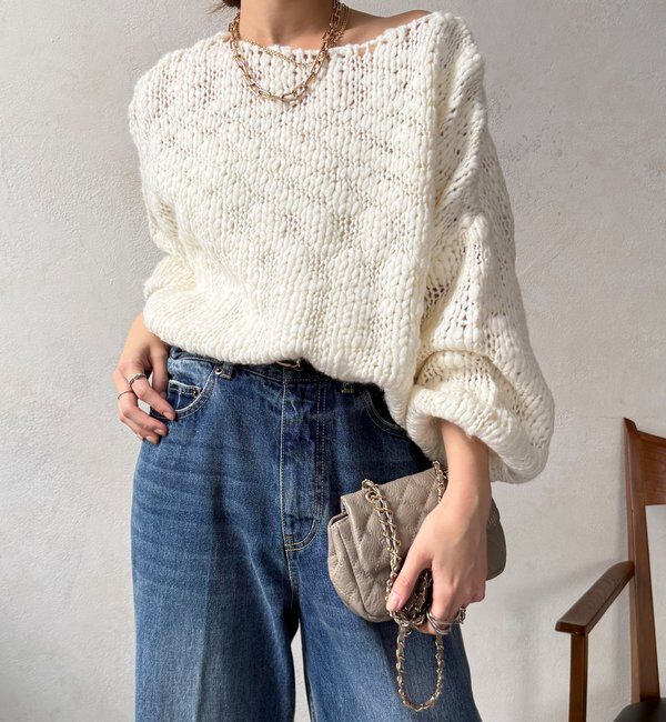  「ローゲージニット」|ニット・セーター|