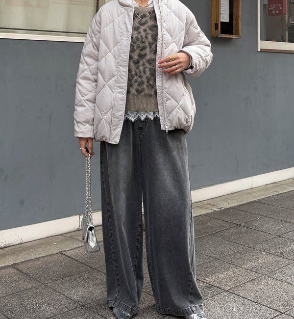  「ストレッチタフタ袖リブショートダウン」|その他|