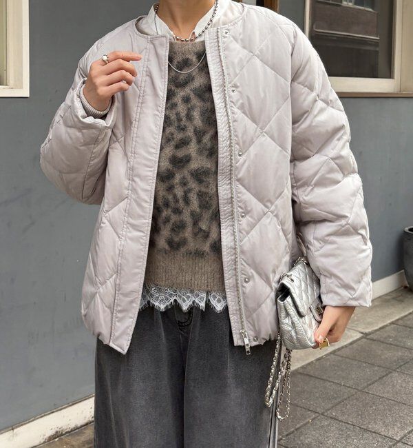  「ストレッチタフタ袖リブショートダウン」|その他|