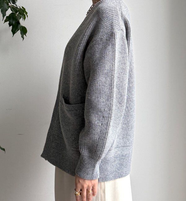  「ジップニットカーディガン」|カーディガン|