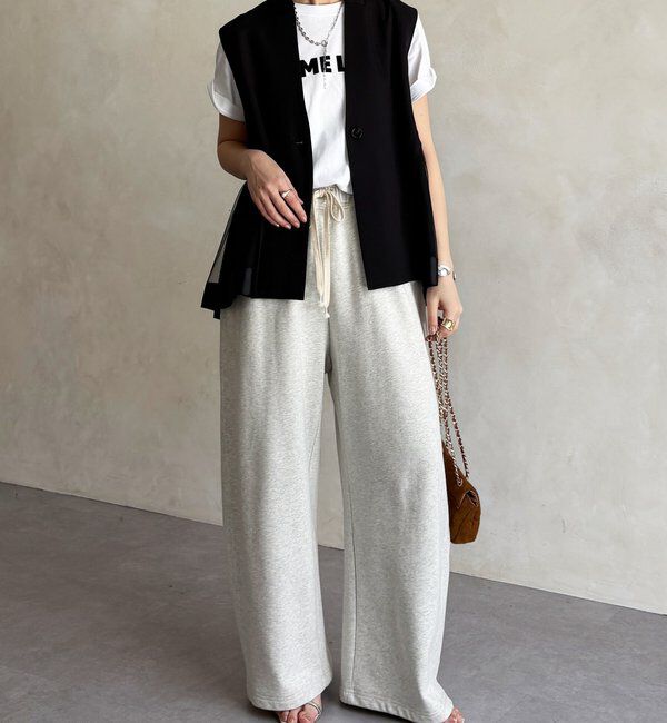  「【WEB限定】バックチュール重ねベスト」|ベスト・ジレ|