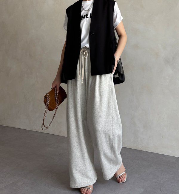  「【WEB限定】バックチュール重ねベスト」|ベスト・ジレ|