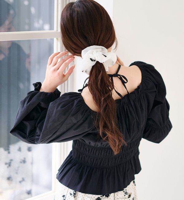  「【fiw.】フラワーステッチシュシュ」|その他|