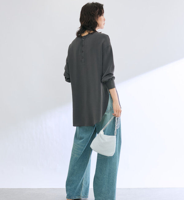  「【さらっと着やすい！/冷房・日焼け対策◎】ジョーゼットポケットブラウス」|シャツ・ブラウス|