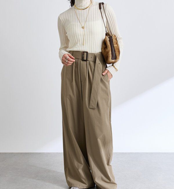  「【新色追加・リバイバル】シルクカシミヤリブニット」|ニット・セーター|