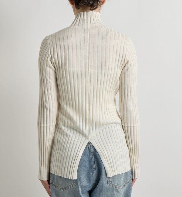  「【新色追加・リバイバル】シルクカシミヤリブニット」|ニット・セーター|