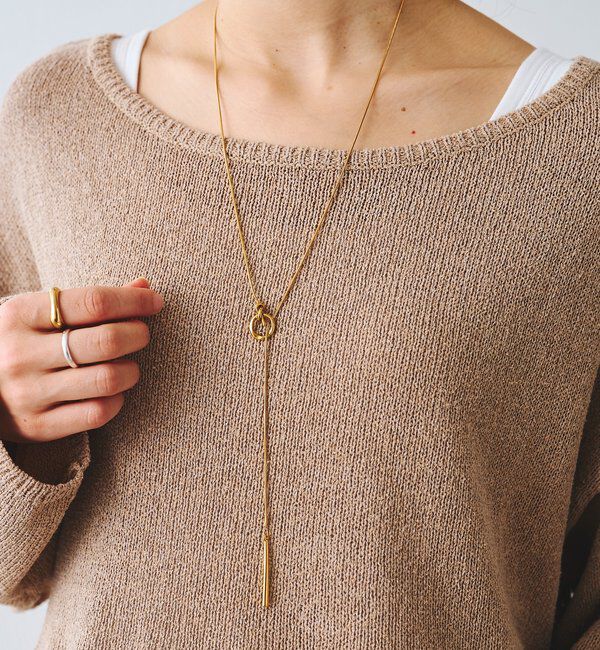  「【R.good（アールドットグッド）】ノットポイントラリエット」|リング|