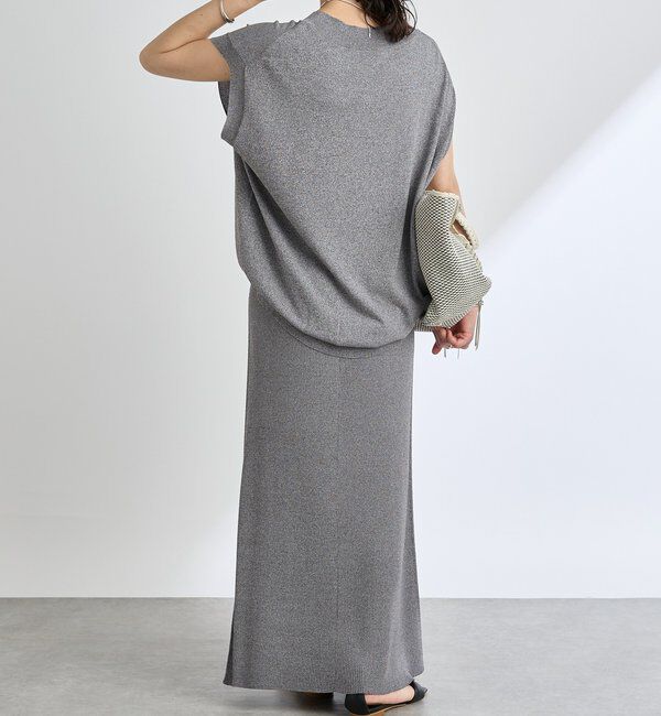  「【ひんやりタッチ/セットアップ対応可】レーヨン混ナローフレアスカート」|スカート|