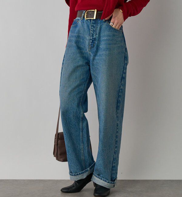  「【MONN.:.(モン)】OKAYAMAストレートデニム」|デニム|