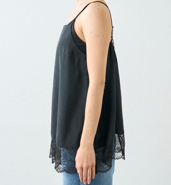  「【新色追加/鮮度抜群】レーストリムキャミソール」|シャツ・ブラウス|