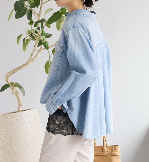  「【新色追加/鮮度抜群】レーストリムキャミソール」|シャツ・ブラウス|