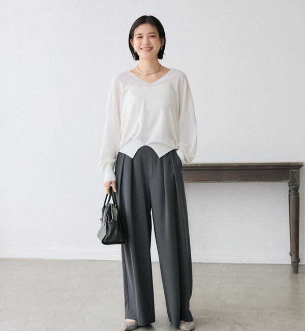  「【華やかな煌めき】ペーパースパングルニット」|ニット・セーター|