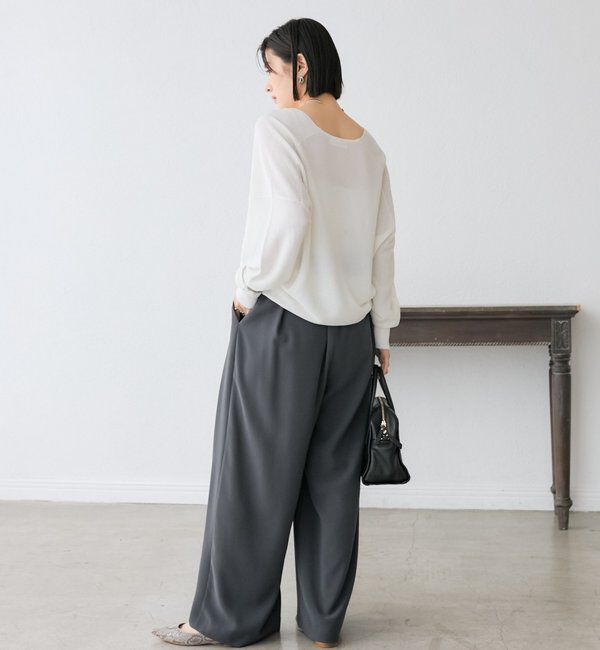  「【華やかな煌めき】ペーパースパングルニット」|ニット・セーター|