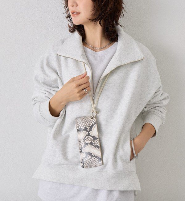  「【A・MONN(アモン)】ZIP SWEAT プルオーバー」|Tシャツ・カットソー|