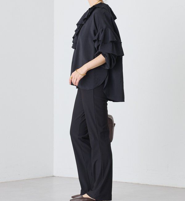  「【着映え】フリルディテールブラウス」|シャツ・ブラウス|