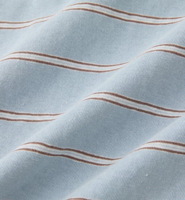  「【大人のボーダーTシャツ】マルチボーダーゴブソデTee」|Tシャツ・カットソー|