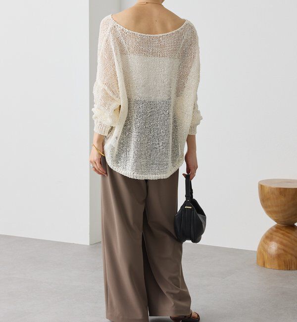  「【3サイス展開】ジャージータックワイドスラックス」|チノ|