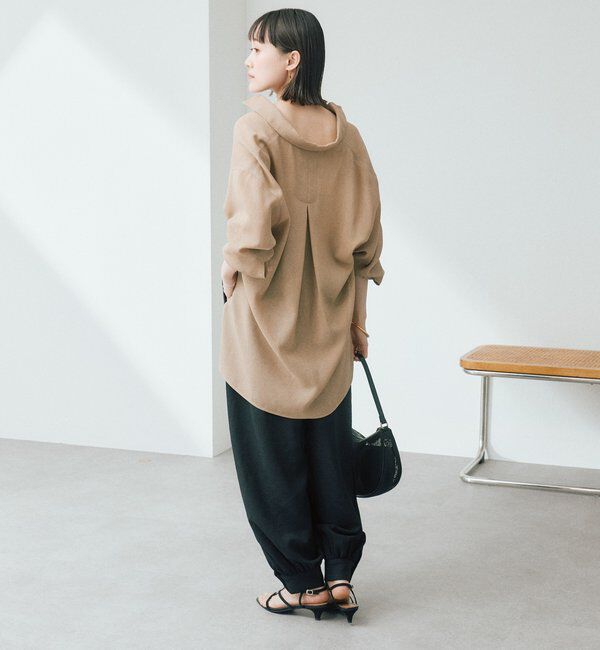  「予約【涼し気な抜け感】メッシュスキッパーシャツ」|シャツ・ブラウス|