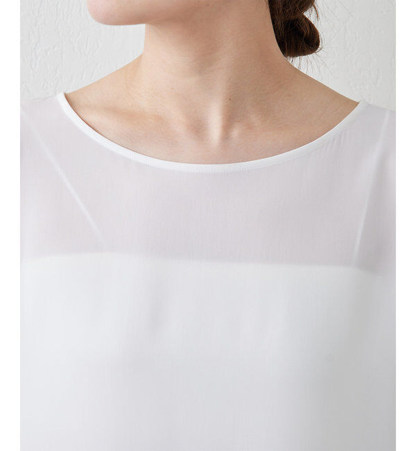  「ラウンドブラウスTee」|シャツ・ブラウス|