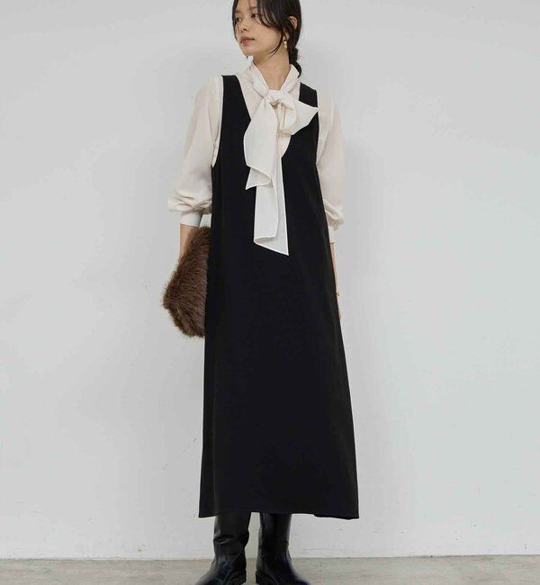  「フィネスボウタイブラウス2」|シャツ・ブラウス|