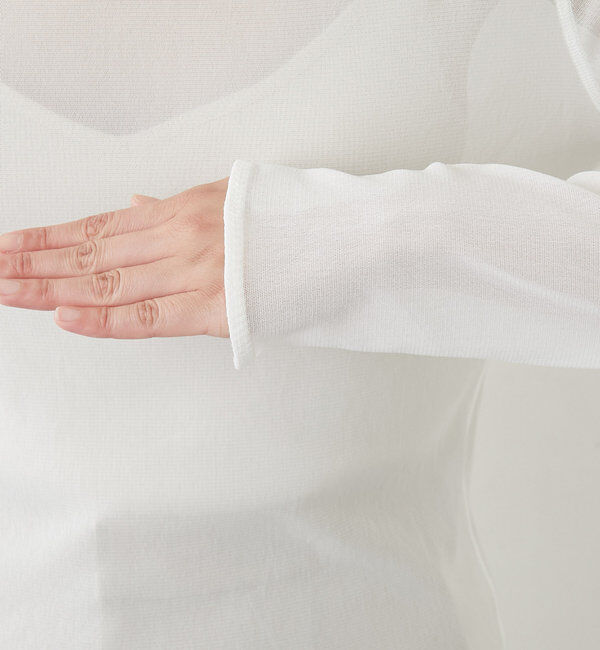  「【La nature linge】シアーチュールトップス」|Tシャツ・カットソー|