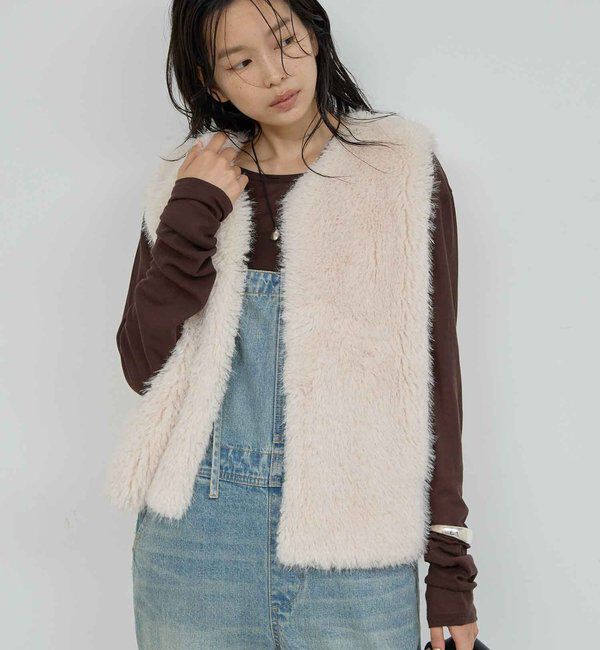  「フェイクカシミヤベスト」|ベスト・ジレ|