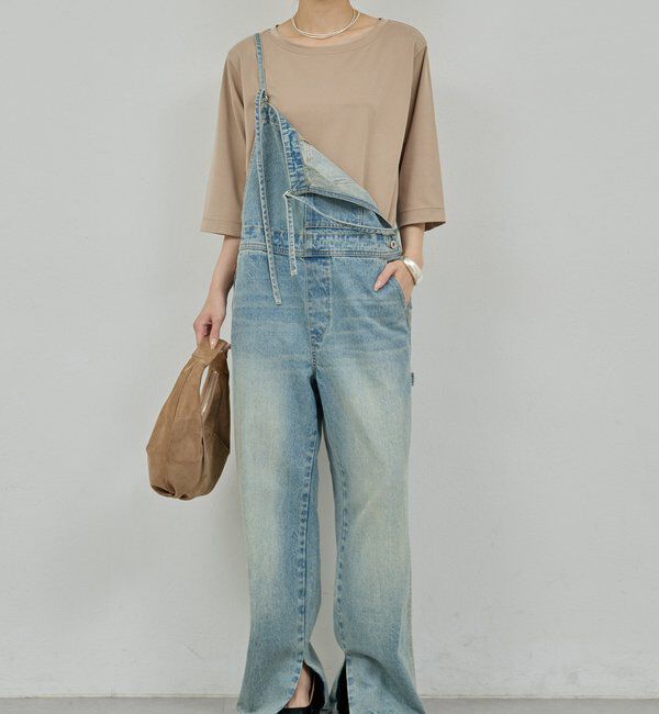  「【安心シルエット】【セットアップ対応】キュプラジャージーラウンドTee」|Tシャツ・カットソー|