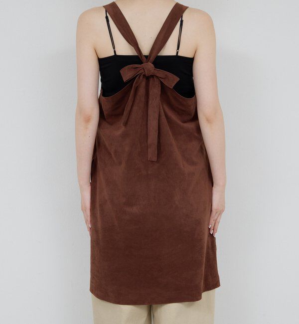  「【HERITANOVUM】エコスエードミニドレス」|ワンピース|