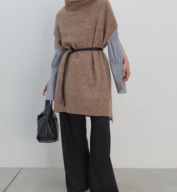  「【25th記念アイテム】 2wayニットポンチョ」|ニット・セーター|