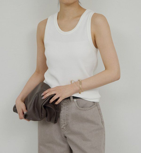  「リブタンクトップ」|Tシャツ・カットソー|