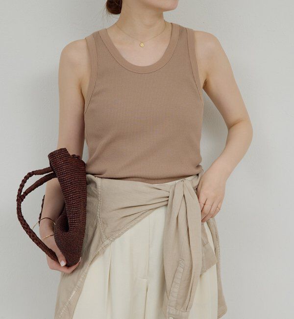  「リブタンクトップ」|Tシャツ・カットソー|