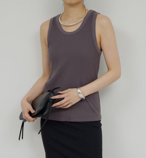  「リブタンクトップ」|Tシャツ・カットソー|