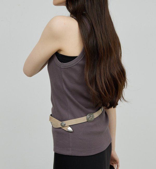  「リブタンクトップ」|Tシャツ・カットソー|