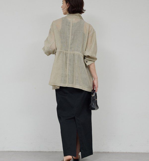  「【CHIKAコラボサイズ】チノストレッチスカート」|スカート|