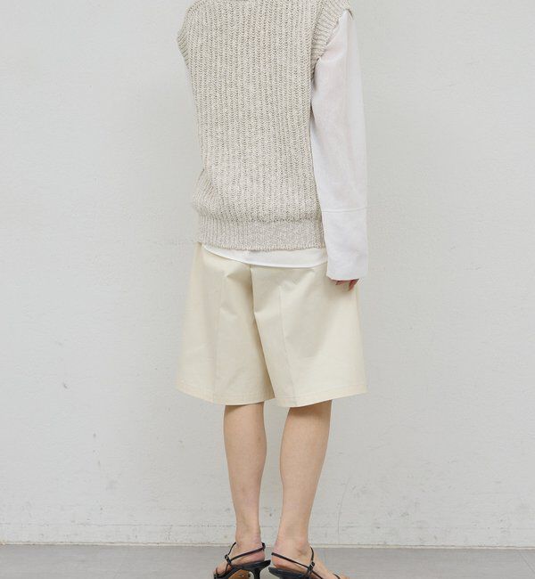  「【HERITANOVUM】リネンコットンニットベスト」|ニット・セーター|