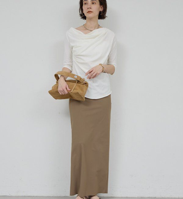  「【2WAY】ハーフスリーブカットソー」|Tシャツ・カットソー|